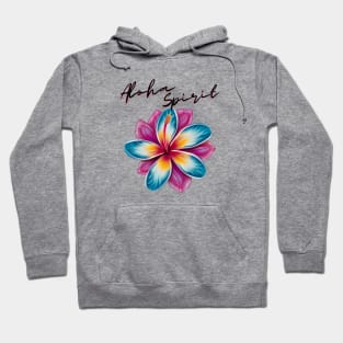 Plumeria Colorful Hoodie